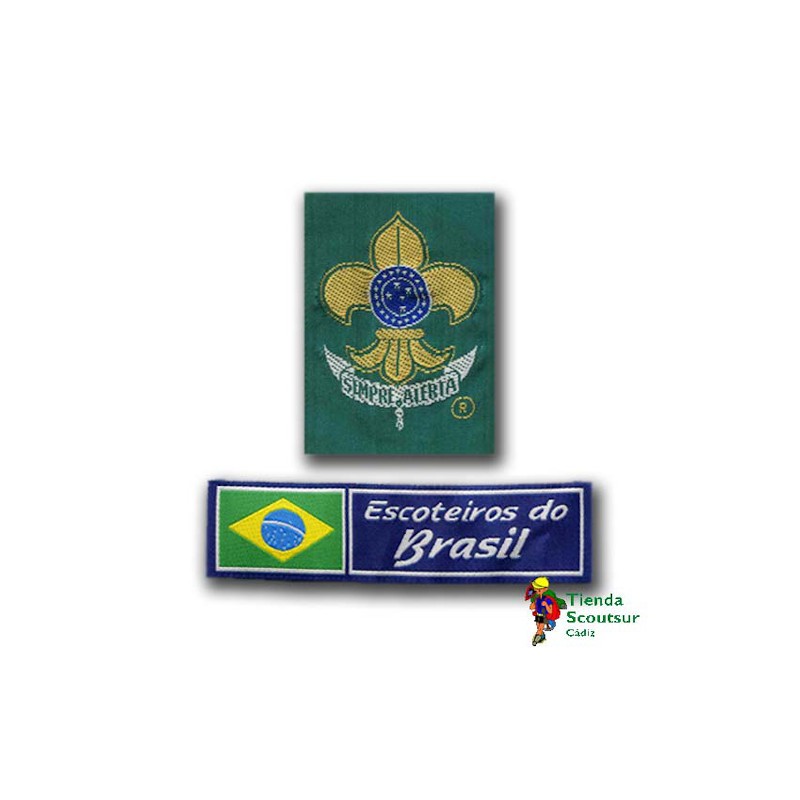 Set Insignias Scouts de Brasil