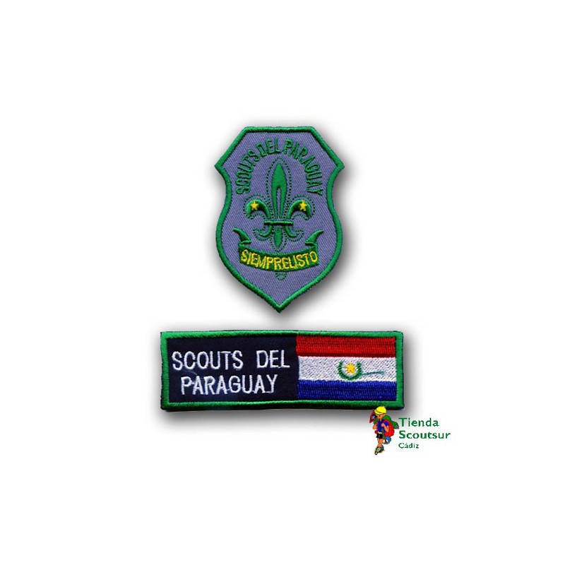 Set Insignias Scouts de Paraguay